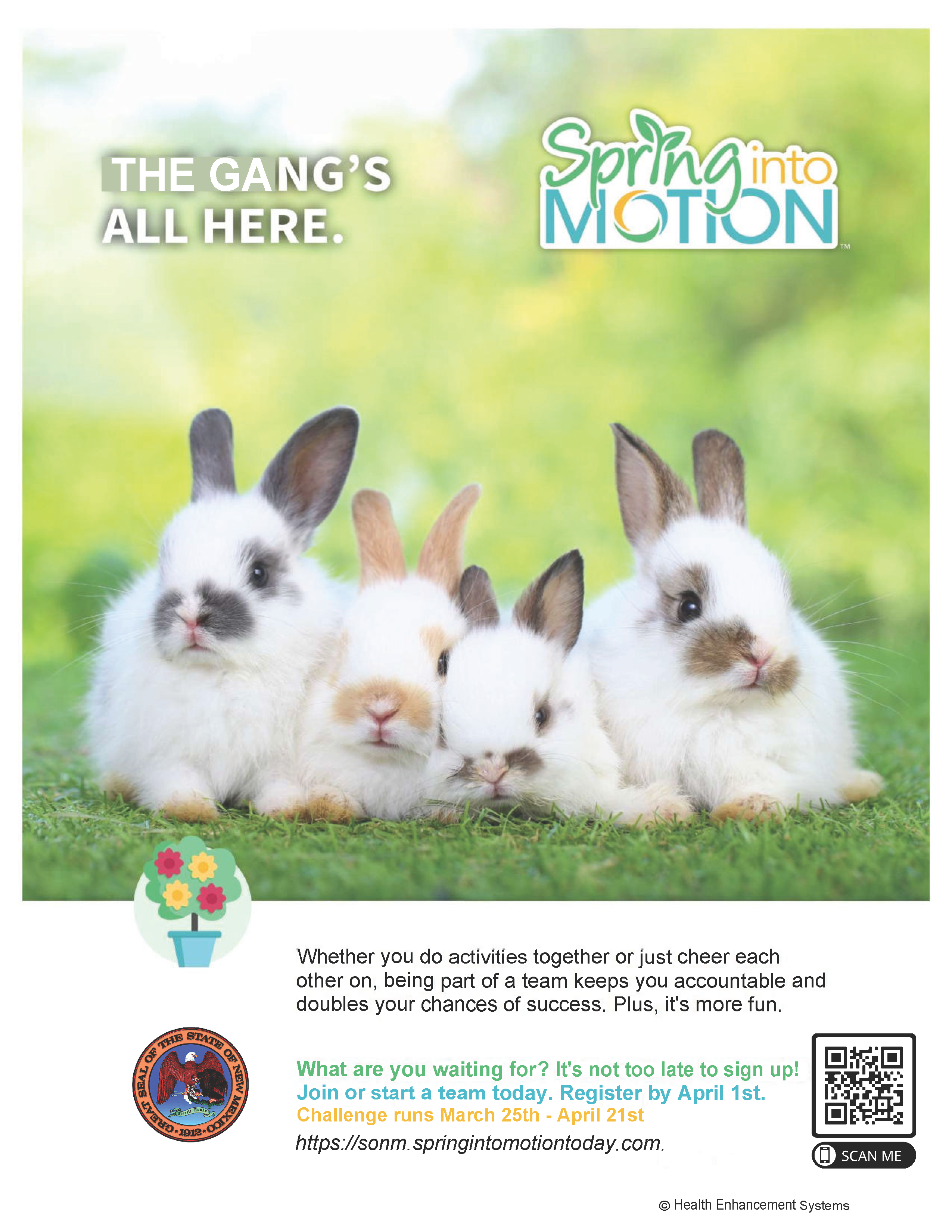 Spring into Motion 2024 Flyer